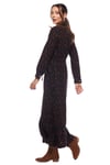 Black Crispy Long Dress
