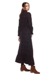Black Crispy Long Dress