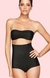 2096 TEN KORSE DİKİŞSİZ KÜLOT 135TL SİYAH