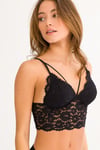 313 CANSOY SİYAH DANTELLİ BRALET