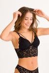 313 CANSOY SİYAH DANTELLİ BRALET