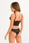 313T CANSOY DANTEL BRALET TAKIM 45TL SİYAH