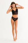 313T CANSOY DANTEL BRALET TAKIM 45TL SİYAH