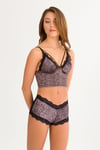 315 CANSOY KADİFE DESENLİ BRALET 35TL LEOPAR KAHVE