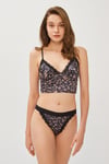 315T WEB CANSOY KADİFE BRALET TK 50TL ÇİÇEKLİ KAHVE