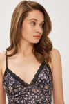 315T WEB CANSOY KADİFE BRALET TK 50TL ÇİÇEKLİ KAHVE