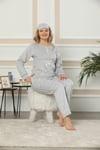4160 Pijamoni Polar Pijama Takım 69,99 GRİ