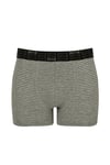 4475 BERRAK ÇİZGİLİ BOXER 15TL GRİ