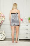 5210 Pijamoni Kadife Şortlu Takım 69,99 GRİ