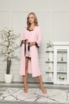 5535 Pijamoni Sabahlıklı ŞortluTakım 79,99 PEMBE