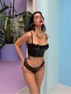 Agnes Destekli Deri Bustiyer (680T)