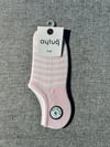 Aytuğ Bayan Dikişsiz Çizgili Pembe Sneaker