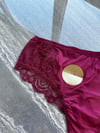 Brazilian Süper ince Bordo Tanga