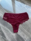 Brazilian Süper ince Bordo Tanga