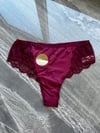 Brazilian Süper ince Bordo Tanga