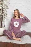 Cansoy G.Kurusu Desenli Bayan Pijama Takımı