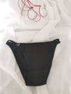 Cansoy Siyah Bikini Bel Tokalı Külot
