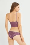 Cansoy Vizon Dantelli Bralet Takım