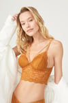 Dantelli Camel Bralet Sütyen