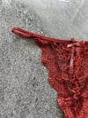 Dantelli İpli Kiremit Tanga