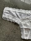 Dantelli Transparan Ekru Tanga 4767
