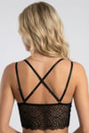 Desteksiz Siyah Bralet 8426