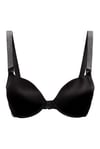 Diva Double Push Up Taşlı Siyah Sütyen (663tek)