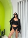 Eleonora Parlak Destekli Siyah Bustiyer Takım (681T)
