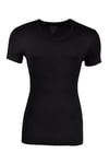 Erkek Modal V Yaka Siyah TShirt (151)