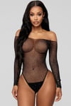Fantazi Taşlı Body Vücut Çorabı 4832