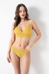 HENNA Hardal Dantelli Bralet Sütyen Takımı