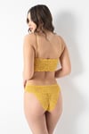 HENNA Hardal Dantelli Bralet Sütyen Takımı