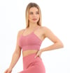İp Askılı Çizgili Pedli Pembe Bustiyer 5702