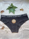 Kadın Siyah Dantelli Pamuk Külot (4342)