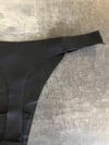 Lazer Kesim Siyah Tanga 4675