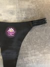 Lazer Kesim Siyah Tanga 4675