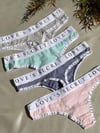 Love's Secret Çizgili Kadın 4'lü Tanga