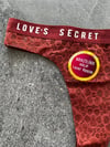 Love's Secret Lazer Kesim Dantelli Kiremit Tanga