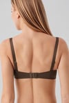 New Bra Desteksiz C Cup Lotus Kahve Sütyen (7057)