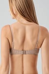 New Bra Desteksiz Capucino Lotus Sütyen (7046)