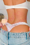 Nightlight V Model Dantelli Beyaz Tanga 9122