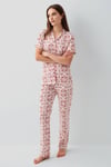 Pierre Cardin Bordo Pijama Takımı
