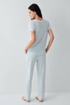 Pierre Cardin Kadın Mavi Pijama Takımı