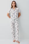 Pierre Cardin Kadın Saks Pijama Takımı