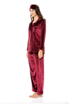 Poleren Kadın Kadife Pijama Takımı