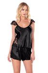 Saten Babydoll Şortlu Takım 9107