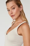 Seamless Krem Crop Bustiyer