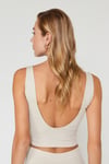 Seamless Krem Crop Bustiyer