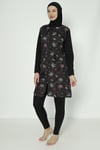 Sıla Asorti Uzunkol Paraşüt Tesettür Mayo (8018)