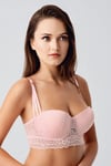 Straplez Destekli Pudra Bralet Sütyen 8425